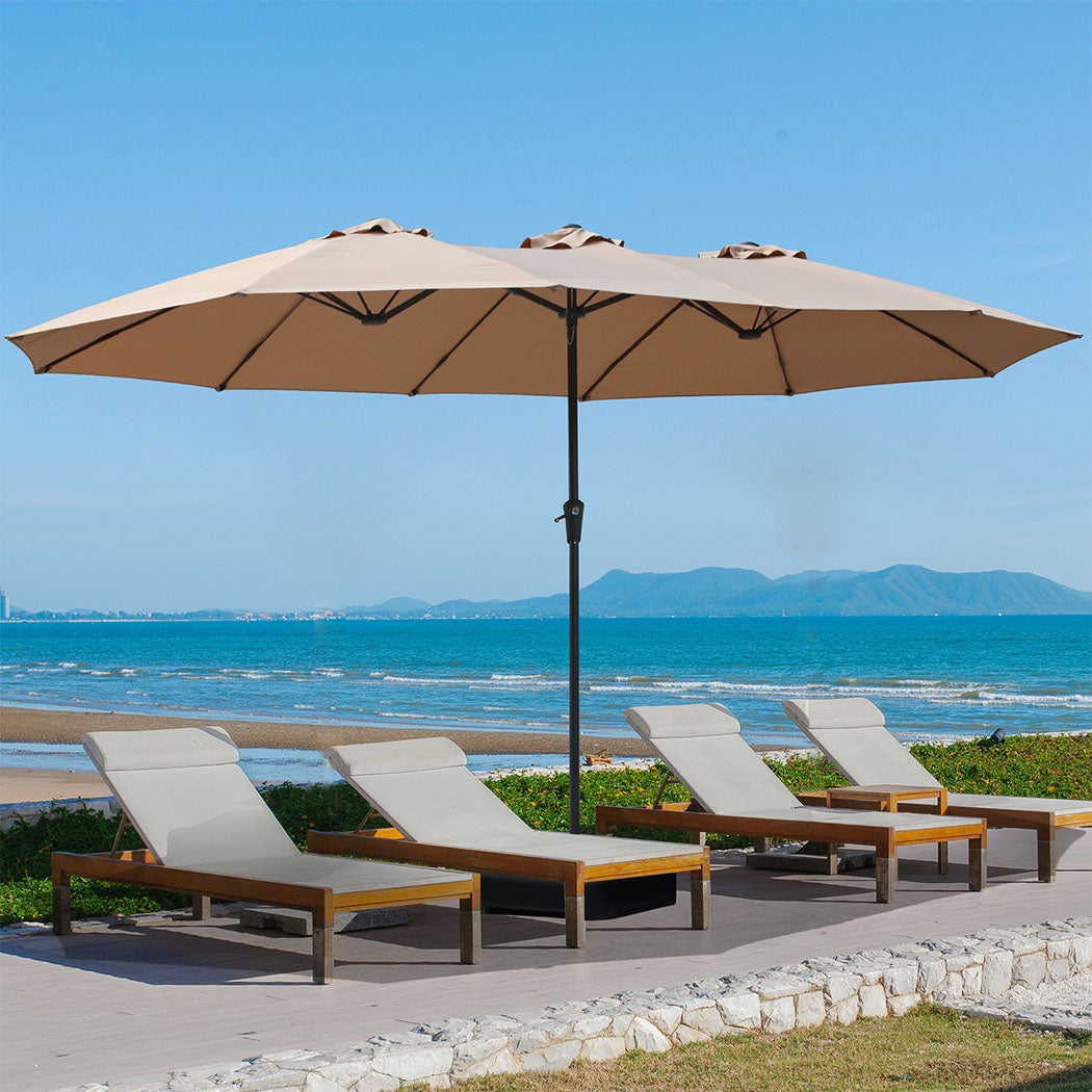 centra-4-5m-double-sided-patio-umbrella-outdoor-umbrella-base-stand-khaki-1996005404668203015