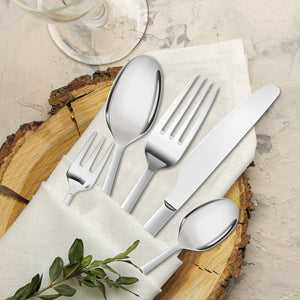 Tableware Cutlery Set Stainless Steel Silver-1973193930019311623