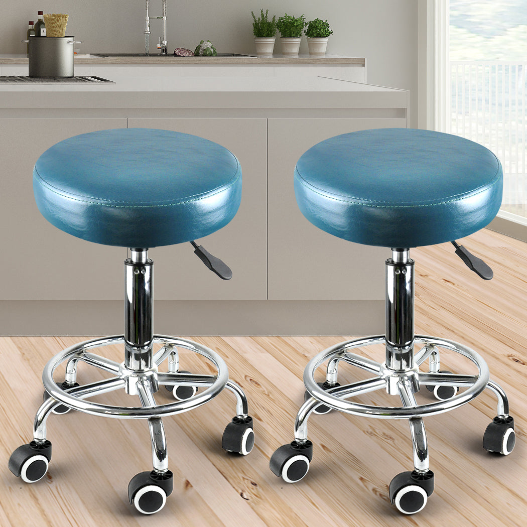 levede-2x-barstool-swivel-salon-hairdressing-teal-1975420407662120966