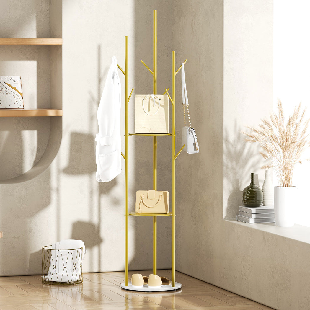 levede-coat-rack-clothes-stand-8-hook-organizer-gold-1973193820849967111