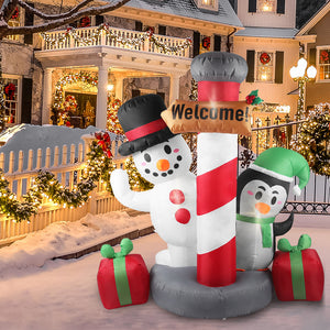 Santaco Inflatable Christmas Decor Pole-1973193898419425287