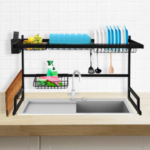 TOQUE Dish Drying Rack Over Sink Steel 85 CM-1973193927708250119
