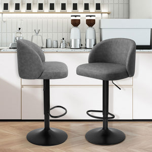 Levede Rolling  Bar Stool-1996005392781545479