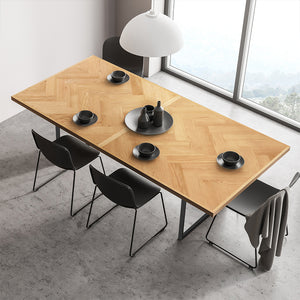 Levede Dining Table Extendable Rectangle Kitchen-1996005365761839110