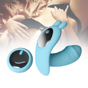Urway Rabbit Vibrator Wireless Control Blue-1975420410107400199