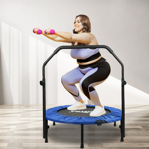 Centra 40" Foldable Mini Trampoline Rebounder Fitness-1996005447278137351