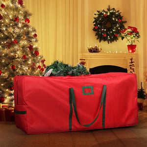 Christmas Tree Storage Bag Extra Large Red-1996005416437420039