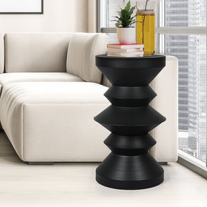 Levede Side Table Round End Bedside-1973194079789518855