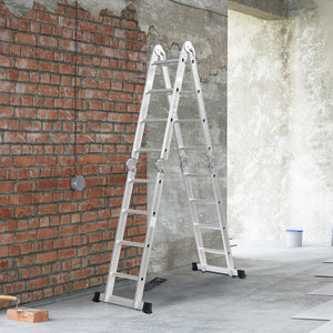 Traderight Multi Purpose Ladder Aluminium-1973193880044179463
