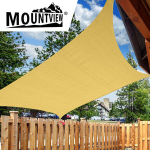 Mountview Sun Shade Sail Cloth Canopy Sand 180-1973193754177310727
