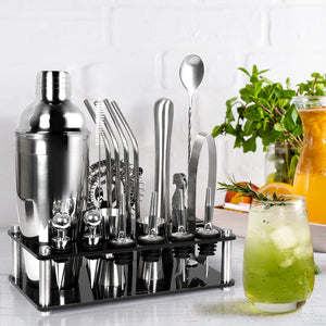 Cocktail Shaker Set Stainless Steel-1973193789195554823