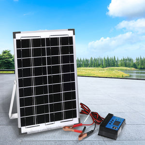 12V 10W Solar Panel Kit Mono Caravan-1973193725253390342