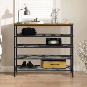 Levede 5-Tier Shoe Rack Storage Cabinet 100cm Wide-1975420510837805062