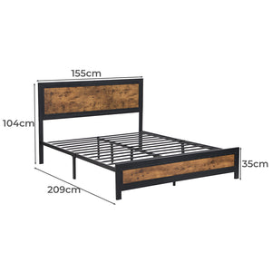 Levede Metal Bed Frame Mattress Base Queen-1975420520501481474