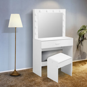 Levede Dressing Table Set Makeup Mirror-1975420373797310471
