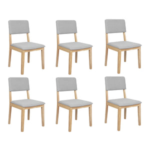 Levede Dining Chairs 6 Upholstered Kitchen Chair-1996005486801063936
