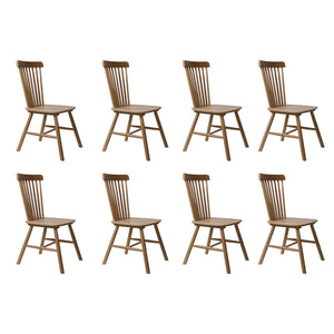 Levede 8x Dining Chairs Kitchen Windor Oak-1996005469373730816