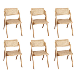Levede 6X Dining Chairs Foldable Accent-1996005476285943808