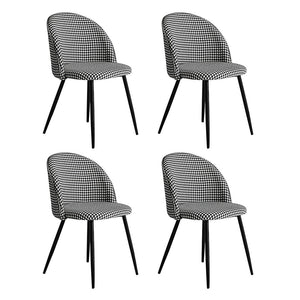 Levede 4x Dining Chairs Kitchen Cafe-1996005470661382144