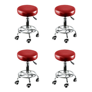 Levede 4x Salon Stool Swivel Barber Stools-1996005493113491456