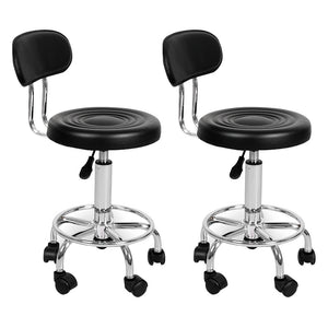 Levede 2x Salon Stool Swivel Bar Stools-1996005583341359104