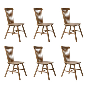 Levede 6x Dining Chairs Kitchen Windor Oak-1996005469197570048