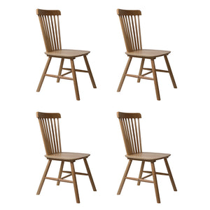 Levede 4x Dining Chairs Kitchen Windor Oak-1996005469013020672