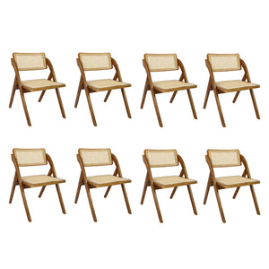Levede 8X Foldable Rattan Dining Chairs-1996005477128998912