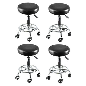 4x Levede Swivel Salon Barstool Hairdressing-1996005493662945280