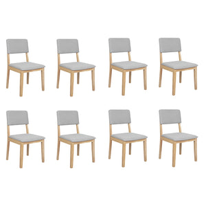 Levede Dining Chairs 8 Upholstered Kitchen Chair-1996005486977224704