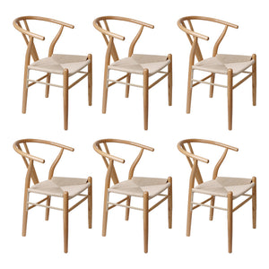 Levede 6x Dining Chairs Wooden Hans-1996005494392754176