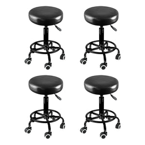Levede 4x Salon Stool Swivel Bar Stools-1996005493490978816