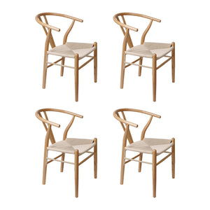Levede 4x Dining Chairs Wooden Hans-1996005494216593408