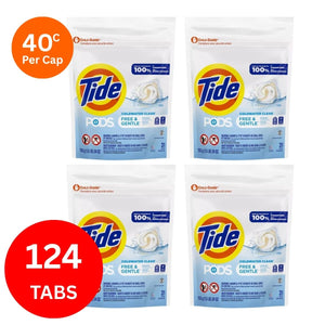 Tide Gentle Cold Water x 124 Laundry Pods-1996005544254640131
