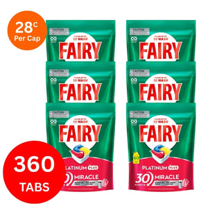 Fairy Platinum Plus x 360 Lemon Dishwasher Tablets-1996005530321162240
