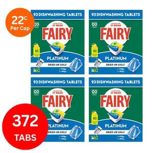 Fairy Platinum x 372 Lemon Dishwasher Tablets-1996005529914314752