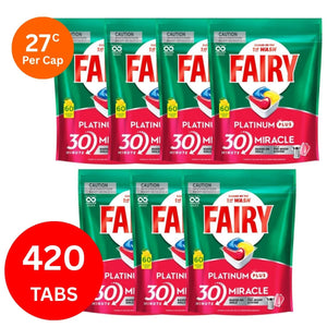 Fairy Platinum Plus x 420 Lemon Dishwasher Tablets-1996005530514100227