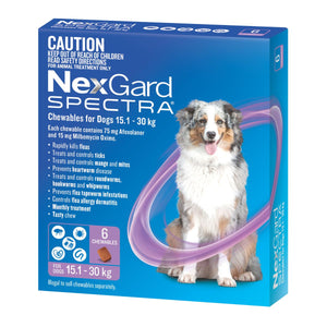 NexGard Spectra Dogs 15.1-30kg 6pk-1996005514017902592