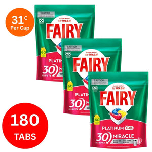 Fairy Platinum Plus x 180 Lemon Dishwasher Tablets-1996005506719813632