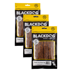 Blackdog Chicken Jerky Straps 150g x 3pk-1996005498322817024