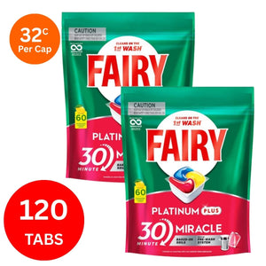 Fairy Platinum Plus x 120 Lemon Dishwasher Tablets-1996005506560430083