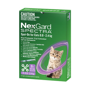 NexGard Spectra Spot-on Cats 0.8-2.4kg 6pk-1996005515037118465