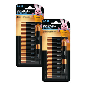 2x Duracell Optimum AA Batteries 12pk-1996005527808774146