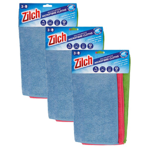 3x Zilch 30x30cm Microfibre Cloth 3pk-1996005518547750914