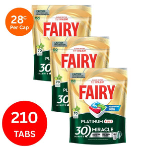 Fairy Platinum Plus x 210 Herbal Breeze Dishwasher Tablets-1996005531084525571