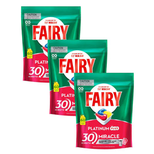 Fairy Platinum Plus x 180 Lemon Dishwasher Tablets-1996005506719813634
