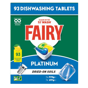 Fairy Platinum x 93 Lemon Dishwasher Tablets-1996005529352278018