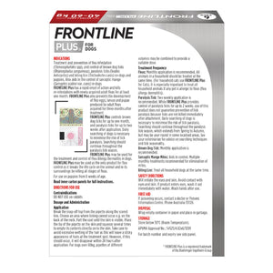 Frontline Plus Dog 40-60kg Red X/Large 6pk-1996005510553407489