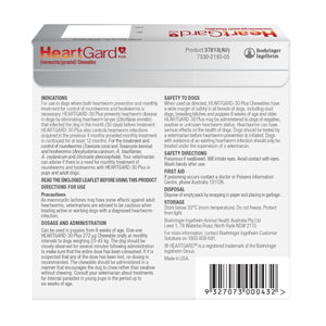 Heartgard 30 Plus Dog 23-45kg Brown 6pk-1996005511207718913