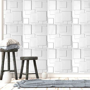 12Pcs 3D Wall Panels 50x50cm DIY Waterproof-1975420500423348231